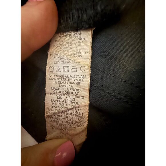 PrAna Halle Convertible Roll Up Pants Black Size 8/10 - Picture 4 of 12